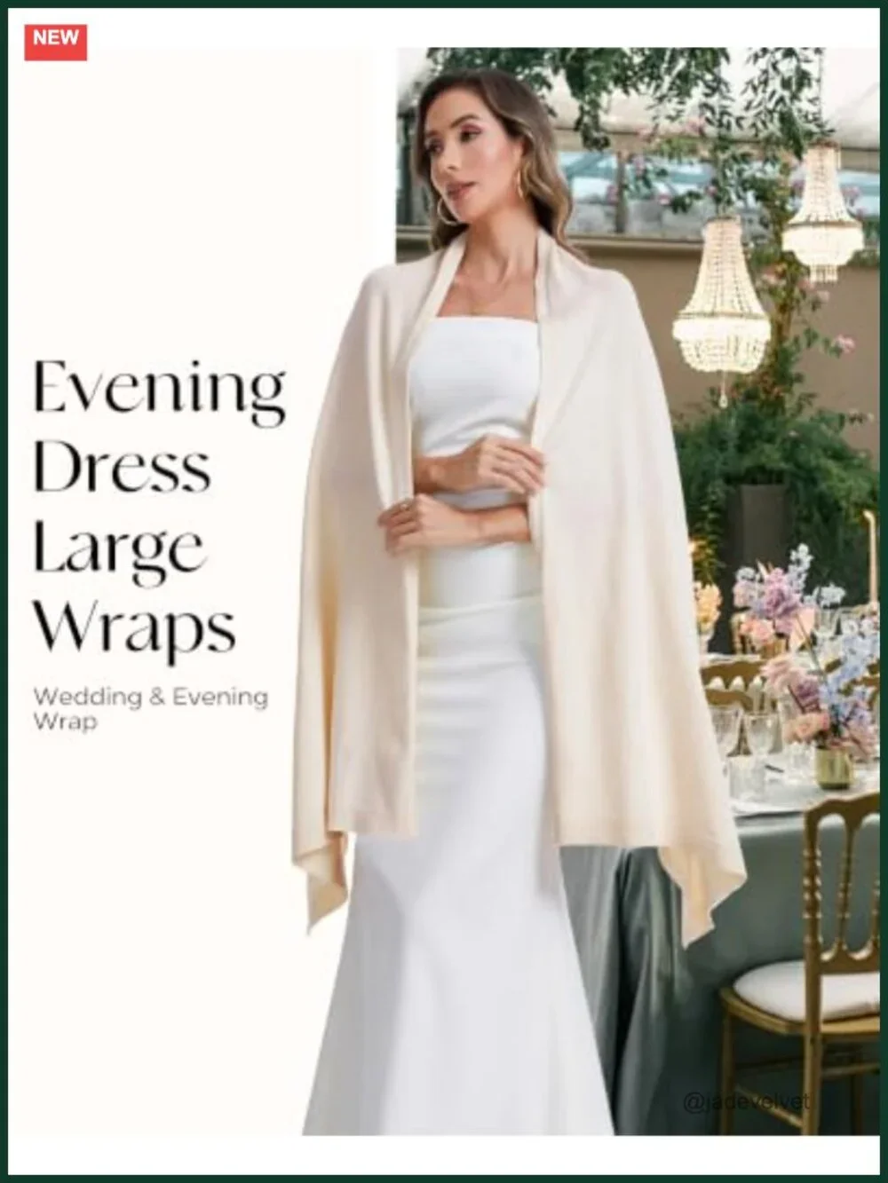 Women's Oversized Cashmere-Like Pashmina Shawl Wrap Winter Bridal Wedding